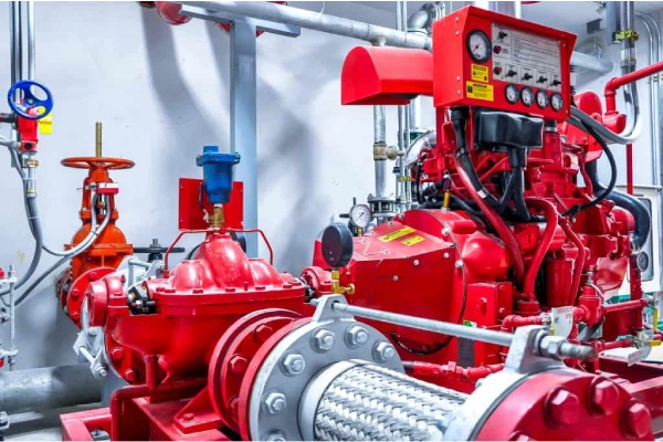 Integrity test for fire suppression system