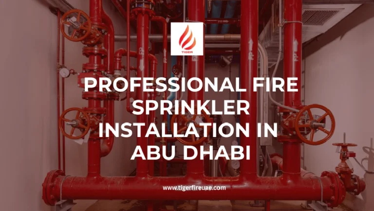 Professional Fire Sprinkler Installation in Abu Dhabi