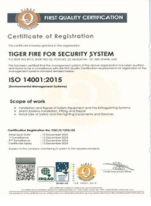 Tiger Fire UAE ISO Certified