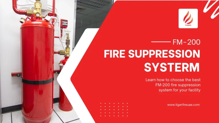 FM-200 fire suppression system