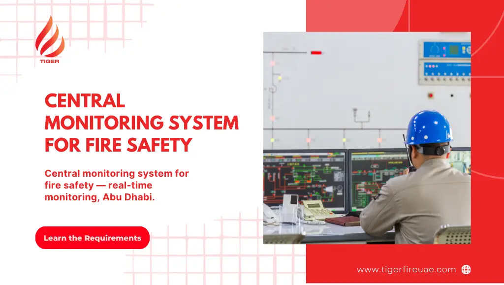 central monitoring system for fire safety