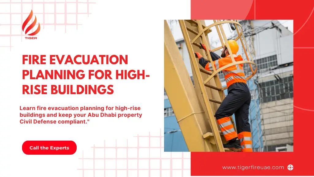 ns: "Fire evacuation planning for high-rise buildings in Abu Dhabi"