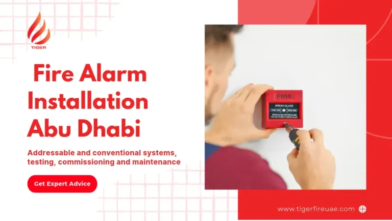 fire alarm installation in abudahabi